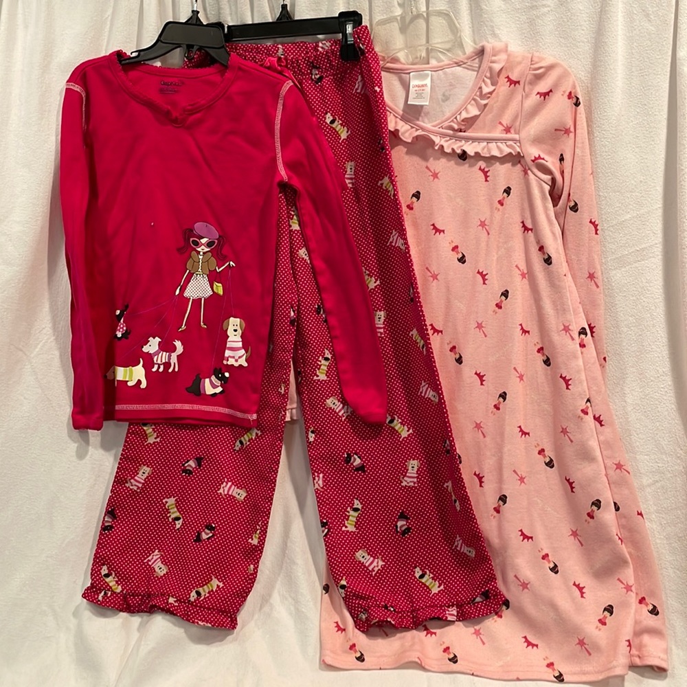 Gap Kids and Gymboree Pajamas Size 7/8 Girl’s
